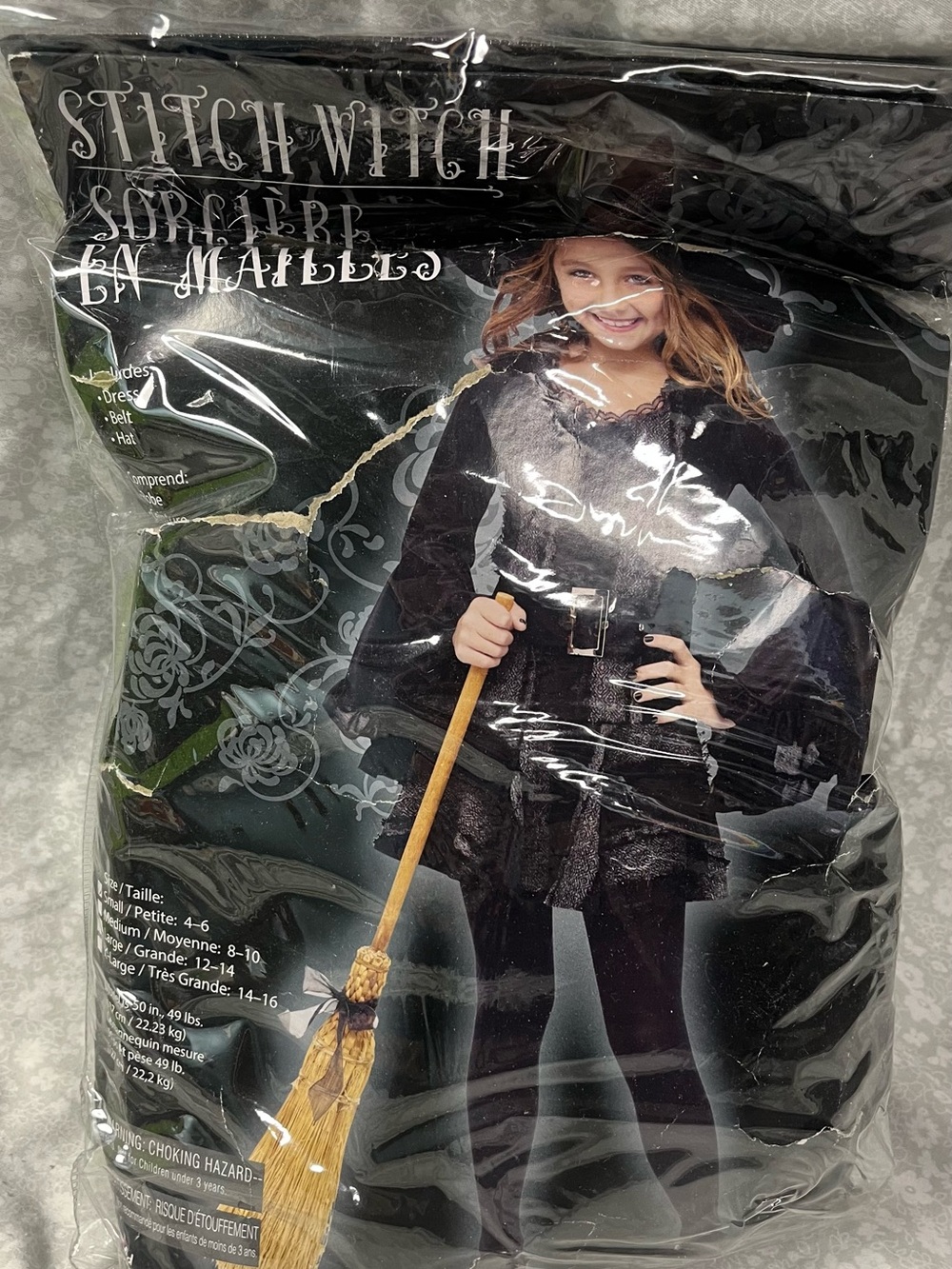 NEW Kids Stitch Witch Costume